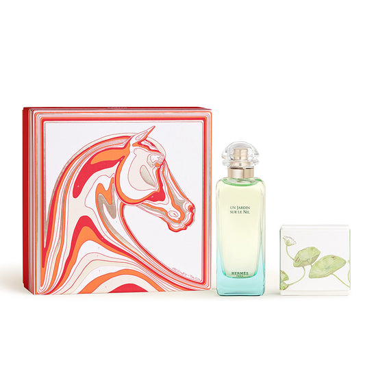 Hermes Un Jardin Sur le Nil Gift Set: Eau de Toilette 100ml + Soap 50g