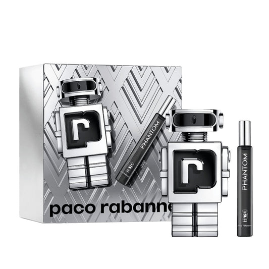 Paco Rabanne Phantom Gift Set: Eau de Toilette 100ml + Eau de Toilette 10ml
