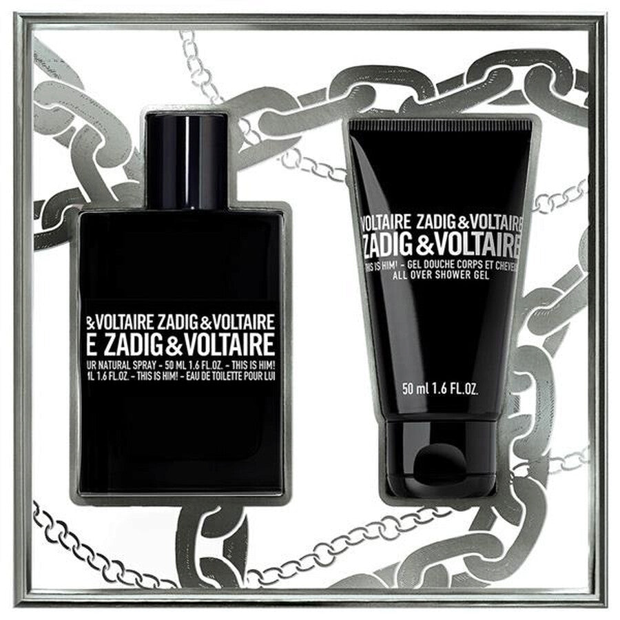 Zadig & Voltaire This Is Him! Gift Set: Eau de Toilette 50ml + Shower Gel 50ml