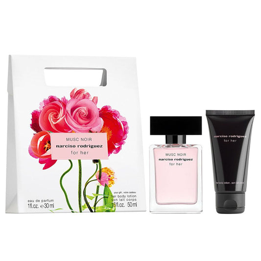 Narciso Rodriguez For Her Musc Noir Gift Set: Eau de Parfum 30ml + Body Lotion 50ml