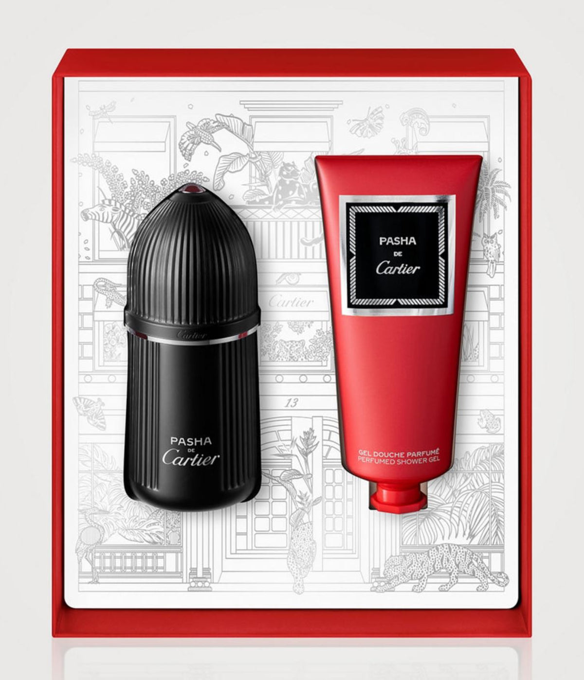 Cartier Pasha De Cartier Edition Noire Men Eau de Toilette Gift Set