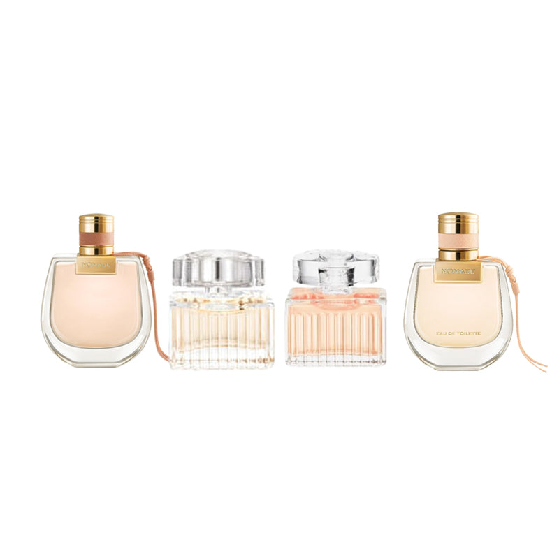 Chloé Mini 4 Piece Gift Set: Chloé Eau de Parfum - Nomade Eau de Parfum - Nomade Eau de Toilette - Rose Tangerine Eau de Toilette