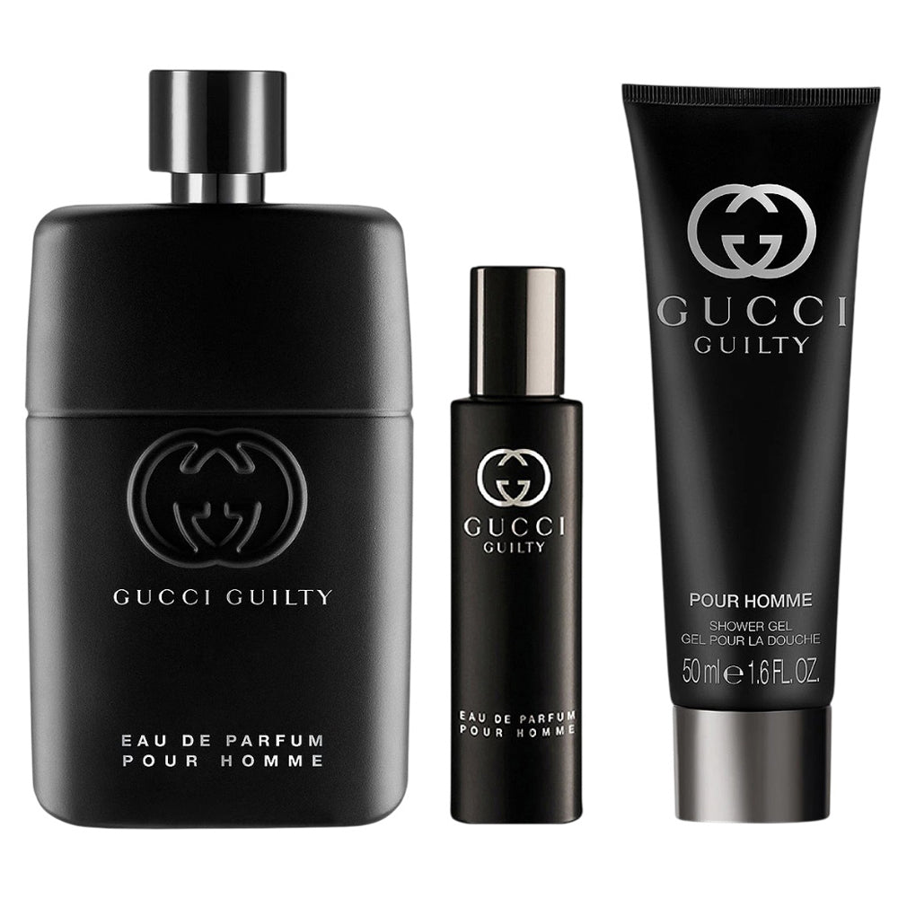 Gucci Guilty Pour Homme 3 Piece Gift Set