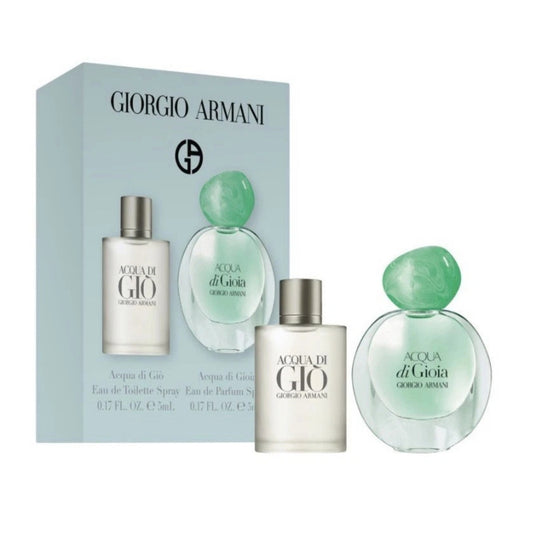 Armani Acqua Di Gio & Acqua Di Gioia Mini Duo Set