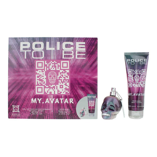 Police To Be My Avatar Gift Set: Eau de Parfum 40ml + Body Lotion 100ml