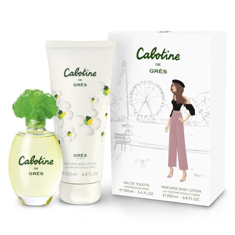 Gres Cabotine Gift Set: Eau de Toilette 100ml + Body Lotion 200ml