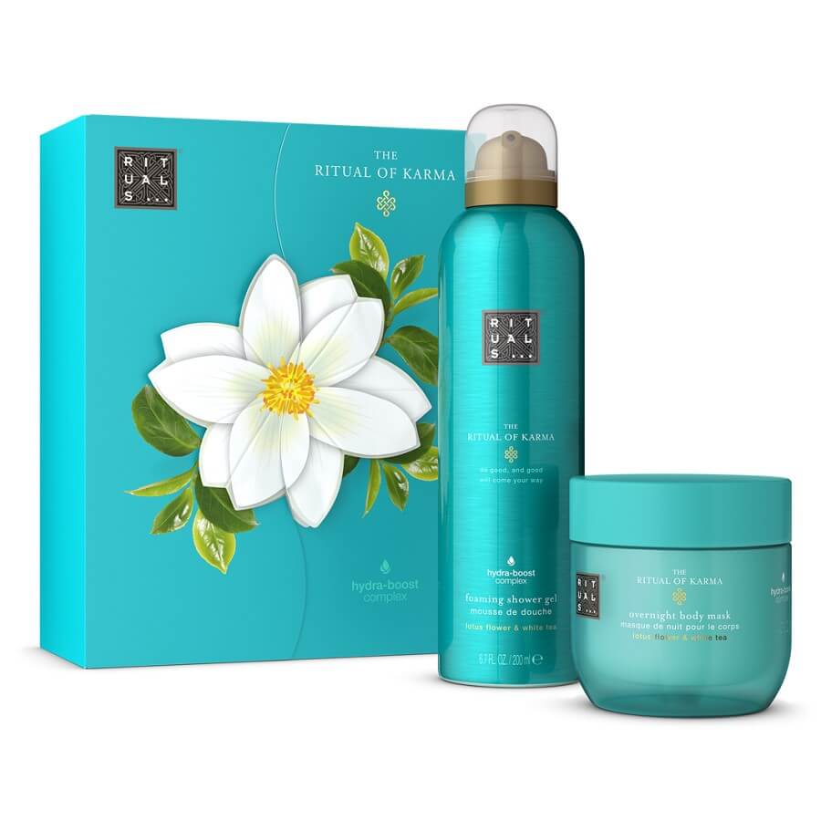 Rituals The Ritual of Karma Gift Set: Overnight Body Mask 125ml + Foaming Shower Gel 200ml