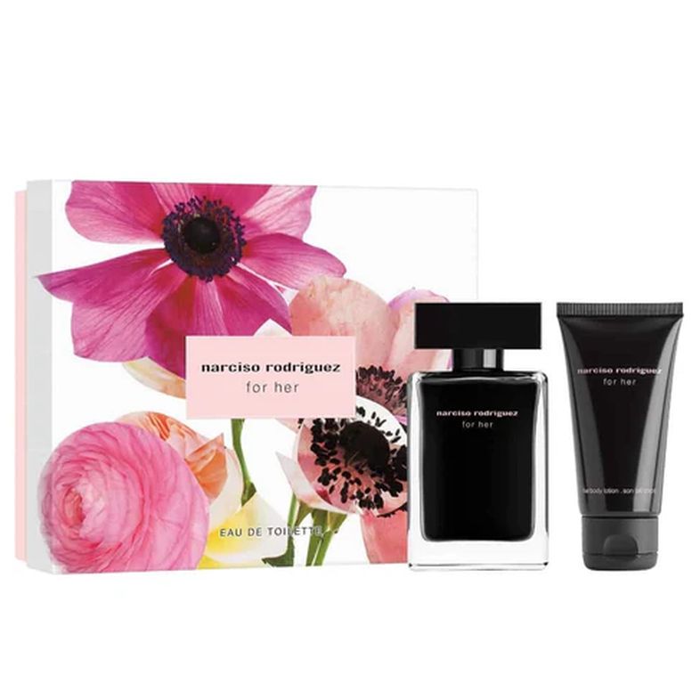 Narciso Rodriguez for Her 50ml EDT Spray & 50ml Body Lotion
