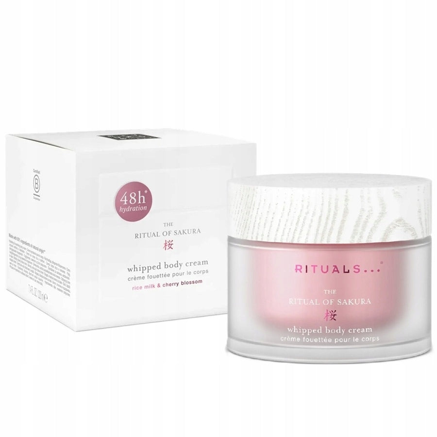 The Ritual of Sakura Rice Milk & Cherry Blossom Whipped Body Cream