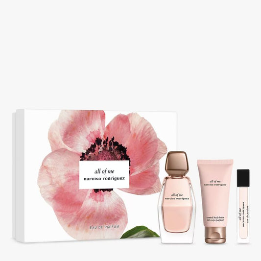 Narciso Rodriguez All Of Me 90ml EDP, 50ml Body Lotion & 10ml EDP Spray Gift Set