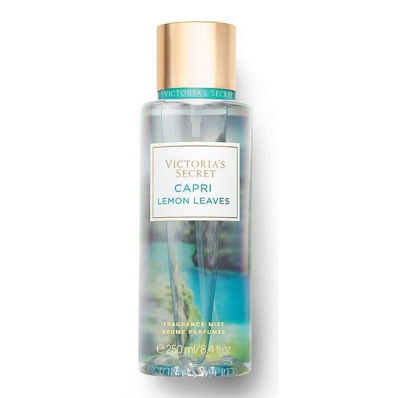 2 VICTORIA'S SECRET CAPRI LEMON LEAVES BLUE FRAGRANCE SPRAY MIST 8.4 oz /  250 ml