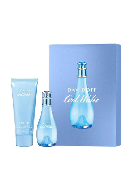 Davidoff Cool Water Set Eau de Toilette Spray + Body Lotion