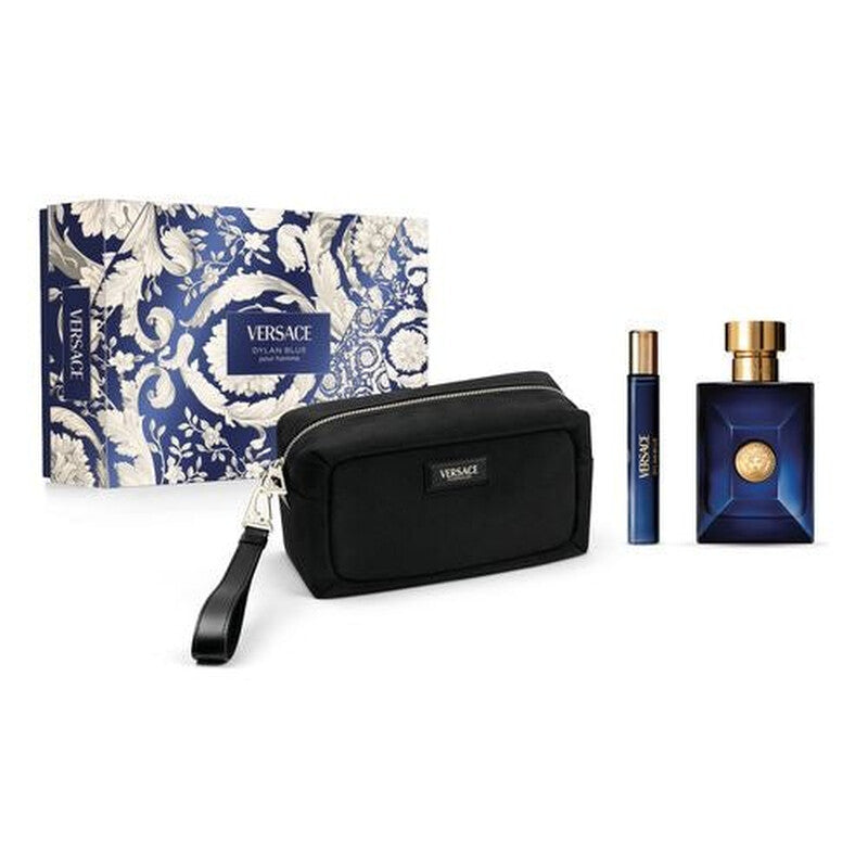 Versace Dylan Blue 100ml EDT Spray / 10ml EDT Spray / Toiletry Bag