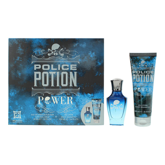 Police Potion Power Gift Set: Eau de Parfum 30ml + Shower Gel 100ml