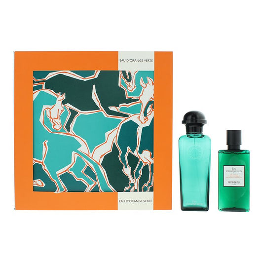 Hermès Eau D'orange Verte Eau de Cologne 100ml & Shower Gel 80ml Gift Set