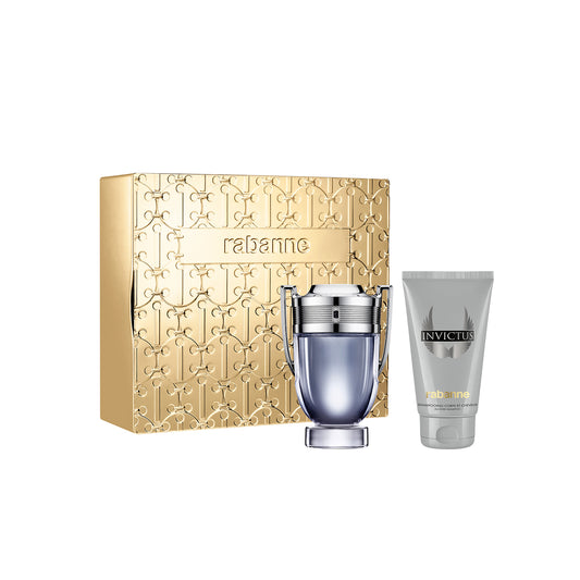 Paco Rabanne Invictus Gift Set: Eau de Toilette 100ml + Shower Gel 100ml