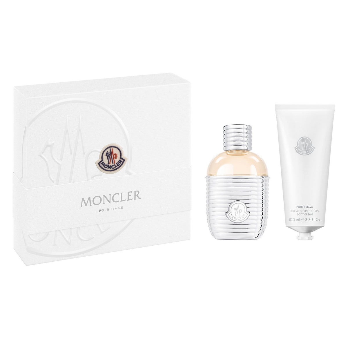 Moncler Pour Femme Gift Set: Eau de Parfum 60ml + Body Cream 100ml