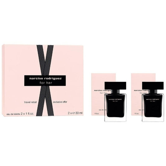 Narciso Rodriguez For Her Gift Set: Eau de Toilette 2 x 30ml
