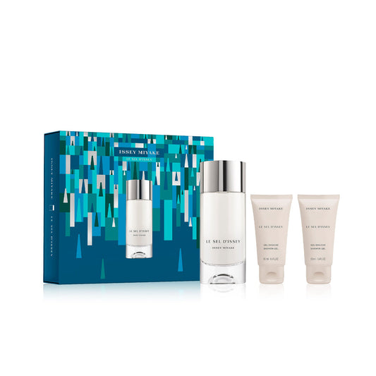 Issey Miyake Le Sel d'Issey Gift Set: Eau de Toilette 100ml + Shower Gel 50ml + Shower Gel 50ml