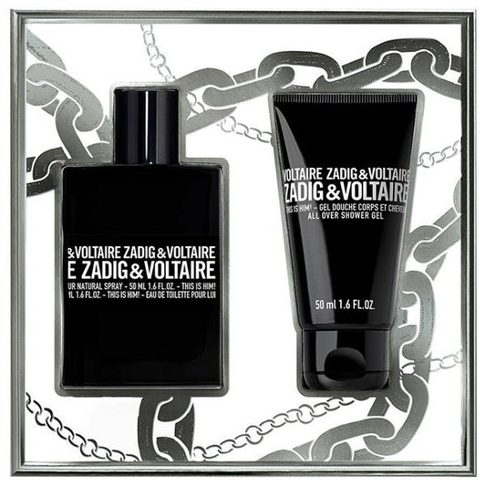 Zadig & Voltaire This Is Him! Gift Set: Eau de Toilette 50ml + Shower Gel 50ml