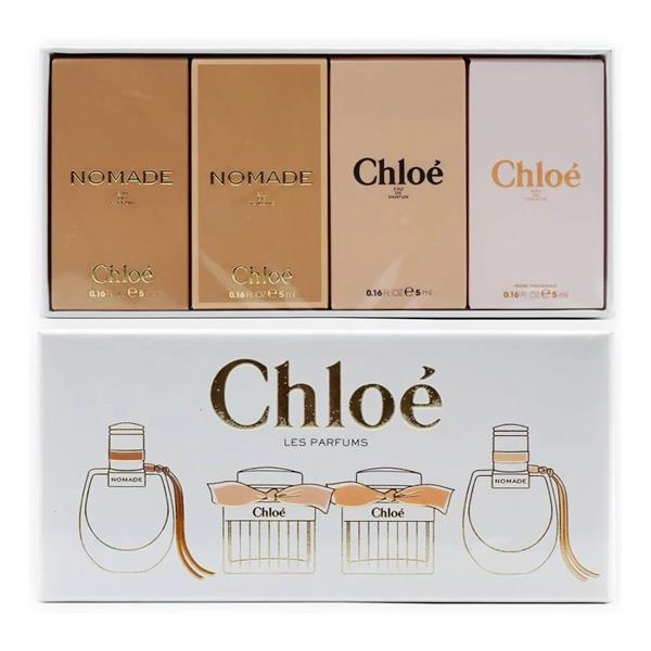 Chloé 4 Piece Gift Set: Chloe Nomade Eau de Parfum - Chloe Eau de Parfum - Chloe Nomade Eau de Toilette - Chloe Eau de Toilette