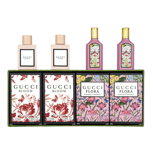 Gucci Bloom & Flora Miniature Gift Set: Eau de Parfum 4 x 5ml