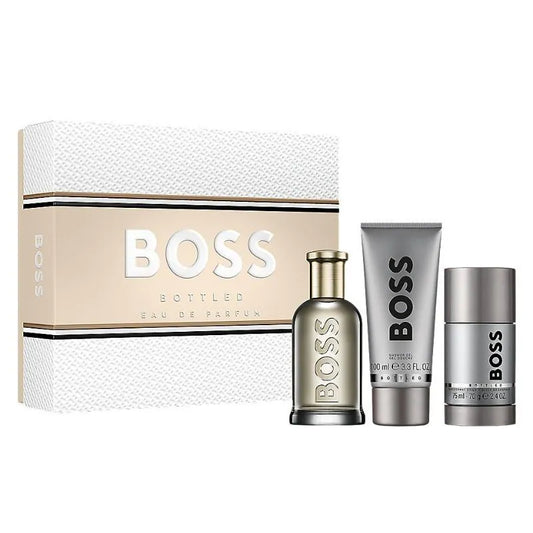 Hugo Boss Bottled Eau de Parfum Spray + Shower Gel + Deodorant Stick