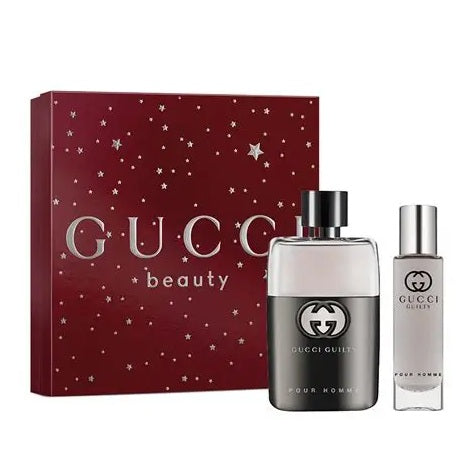 Gucci Guilty Pour Homme Gift Set: Eau de Toilette 50ml + Eau de Toilette 15ml
