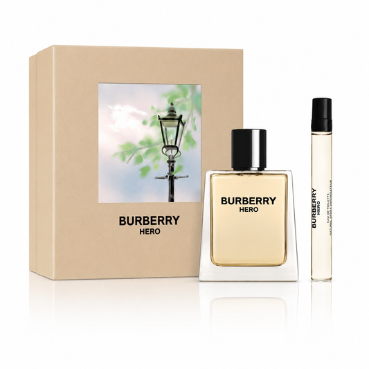 Burberry Hero Eau de Parfum Spray + Eau de Toilette Travel Spray
