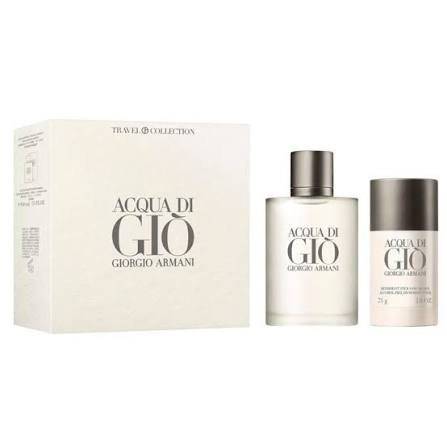 Giorgio Armani Acqua Di Gio For Men Eau de Toilette Spray + Deodorant Stick