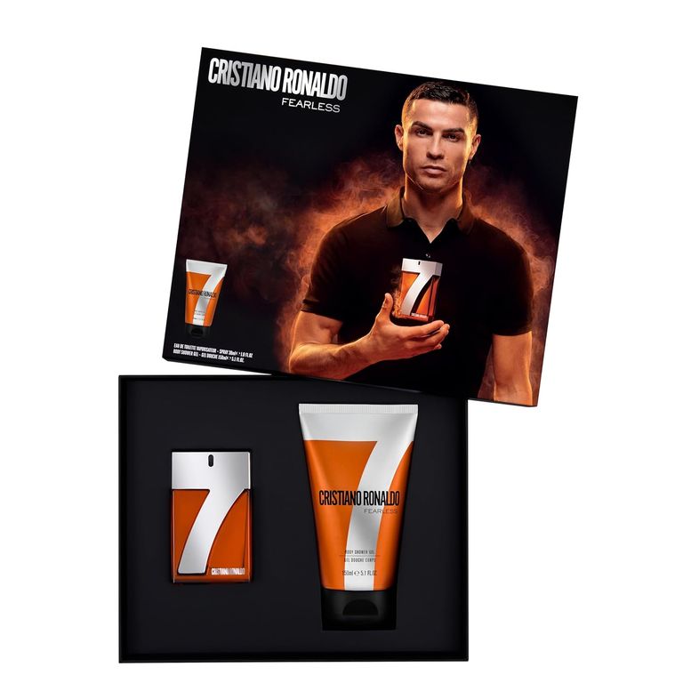 Cristiano Ronaldo Cr7 Fearless 2 Piece Gift Set: Eau de Toilette 30ml & Shower Gel 150ml