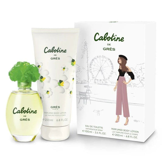 Gres Cabotine Gift Set: Eau de Toilette 100ml + Body Lotion 200ml