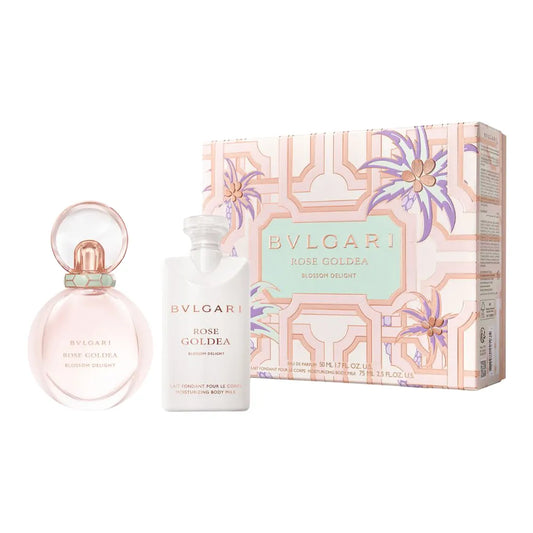 Bvlgari Rose Goldea Blossom Delight Gift Set: Eau de Parfum 50ml + Body Milk 75ml