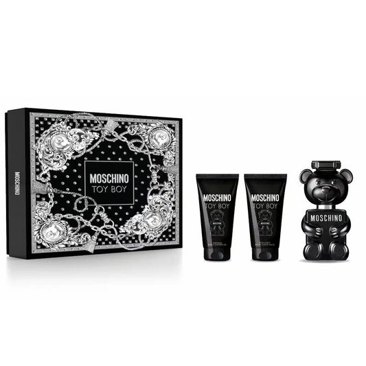 Moschino Toy Boy Gift Set: Eau de Parfum 50ml + Shower Gel + Aftershave Balm