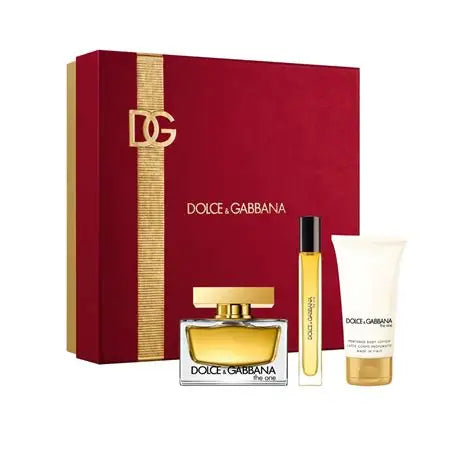 Dolce & Gabbana The One Gift Set: Eau de Parfum 75ml + Body Lotion 50ml + Eau de Parfum 10ml