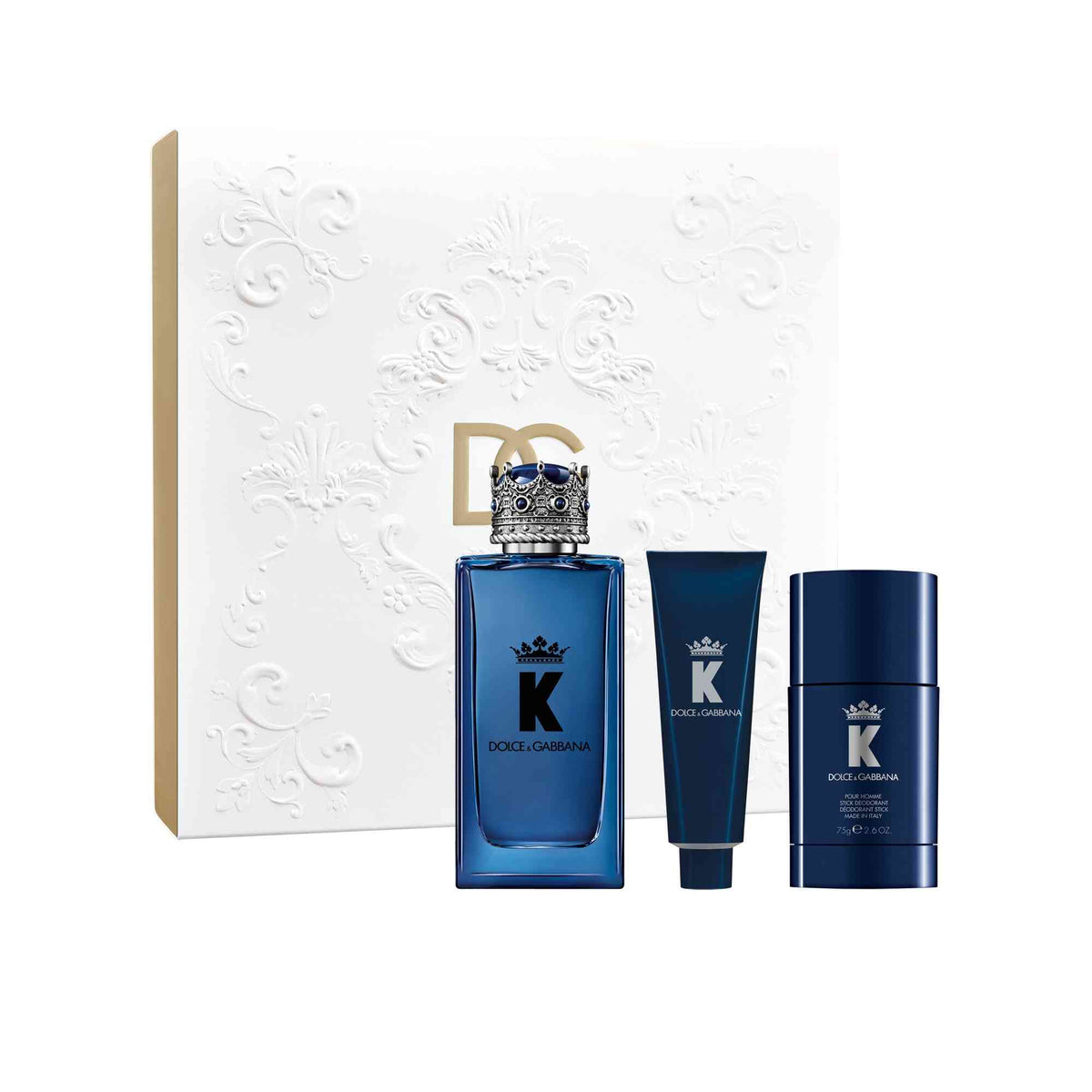 Dolce & Gabbana K Eau de Parfum Spray + Deodorant Stick + Shower Gel