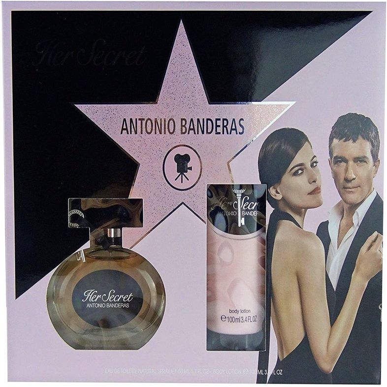 Antonio Banderas Her Secret Eau De Toilette 50ml & Body Lotion 100ml Gift Set