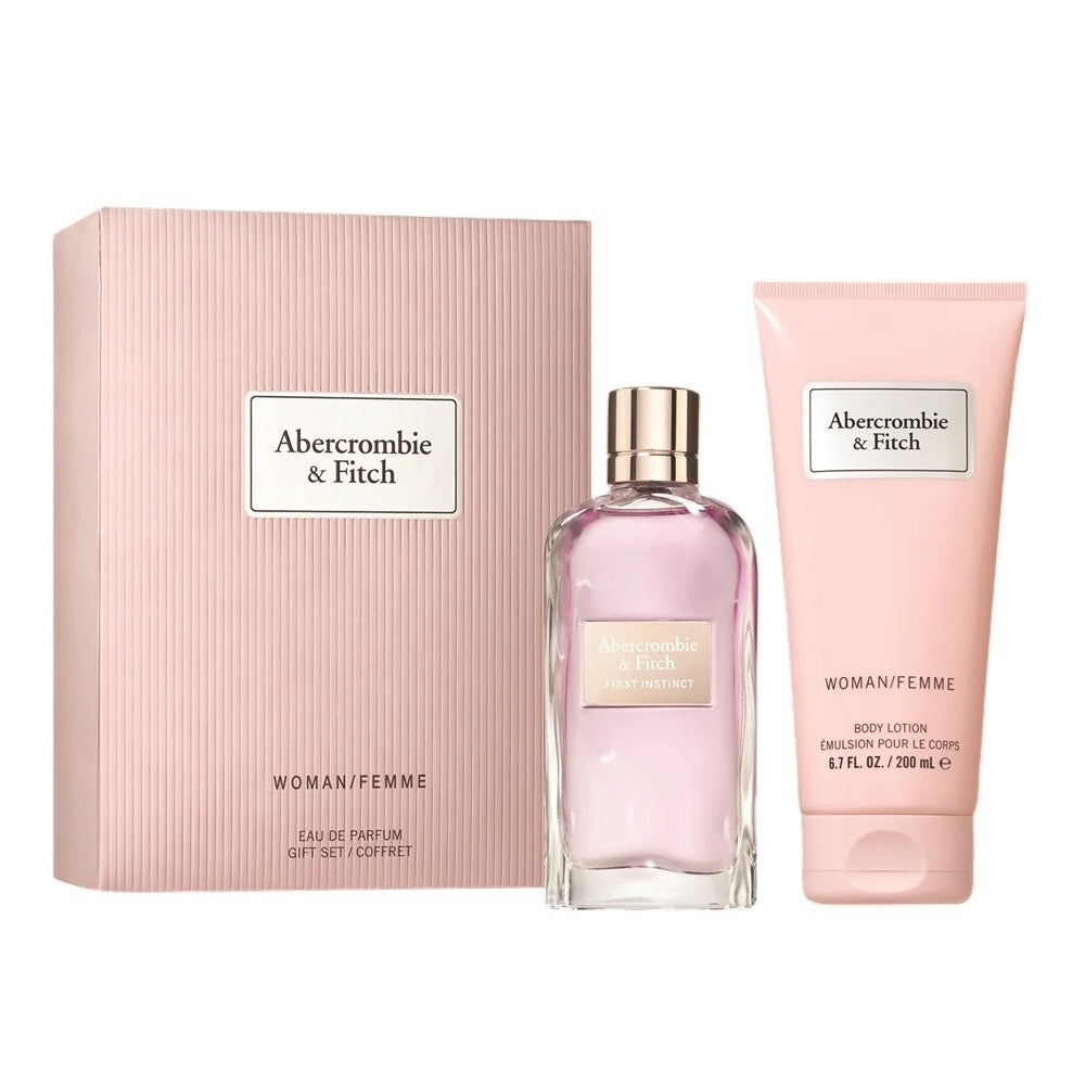 Abercrombie & Fitch First Instinct for Her Gift Set: Eau de Parfum 100ml + Body Lotion 200ml