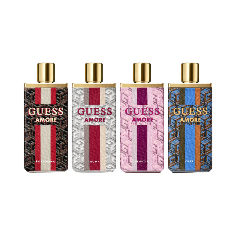 Guess Amore Gift Set: Venezia - Capri - Roma And Portofino Eau de Toilette 4 X 7.5ml