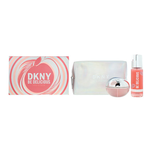 DKNY Fresh Blossom Gift Set: Eau de Parfum 100ml + Body Mist 125ml + Pouch