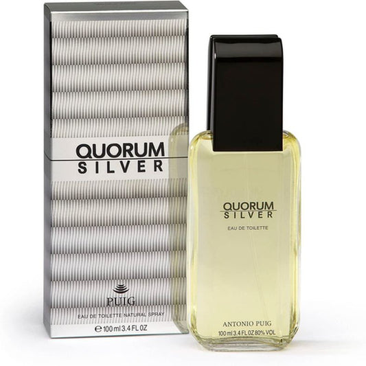 Antonio Puig Quorum Silver Eau de Toilette Spray 100 ml