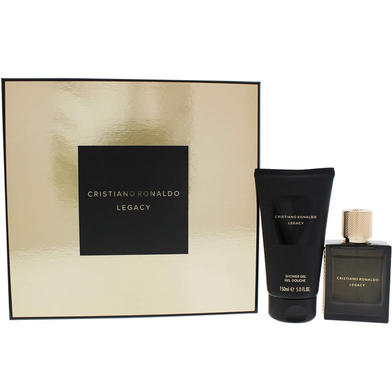 Cristiano Ronaldo Legacy Eau de Toilette Gift Set : Eau de Toilette 50ml & Shower Gel 150ml