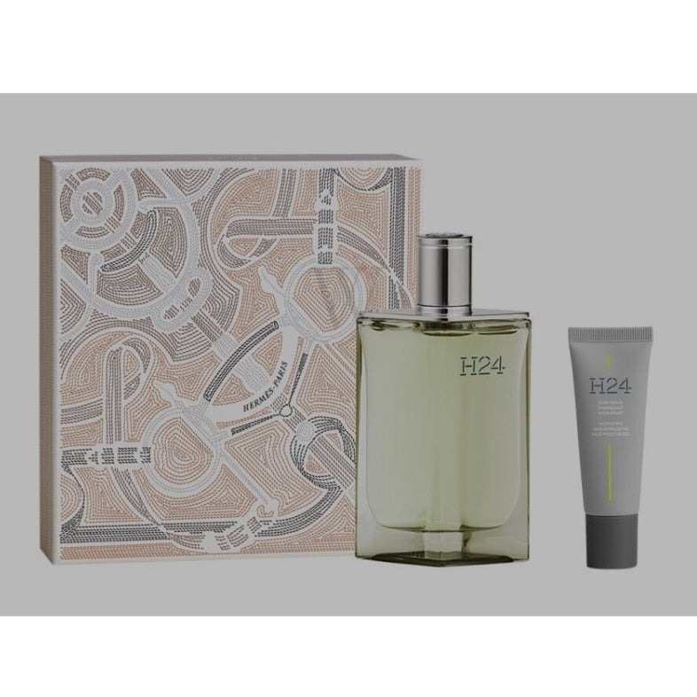 Hermes H24 100ml EDP Spray & 20ml Hydrating & Energising Face Moisturiser Gift Set