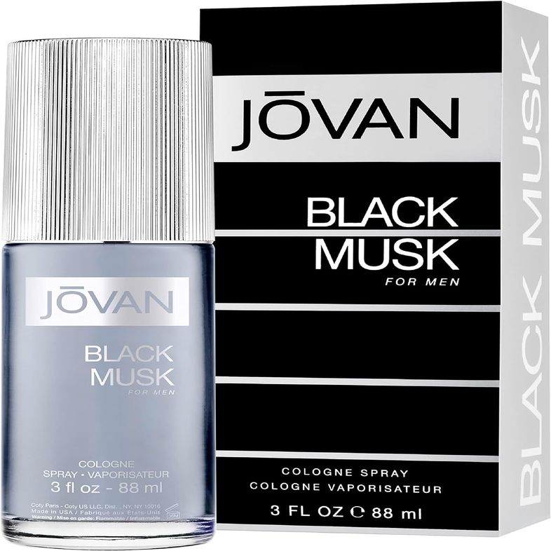 Jovan Black Musk Eau De Cologne 90ml Spray