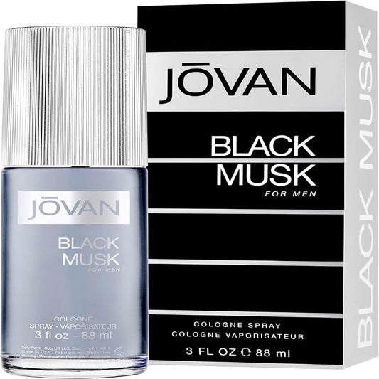 Jovan Black Musk Eau De Cologne 90ml Spray