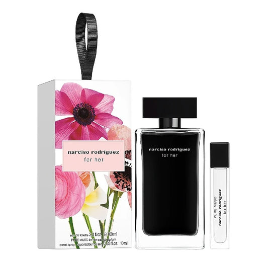 Narciso Rodriguez for Her 100ml Eau de Toilette Spray & 10ml Eau de Toilette Gift Set