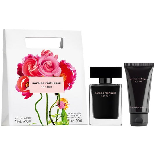 Narciso Rodriguez for Her 30ml EDT Spray & 50ml Body Lotion Gift Set