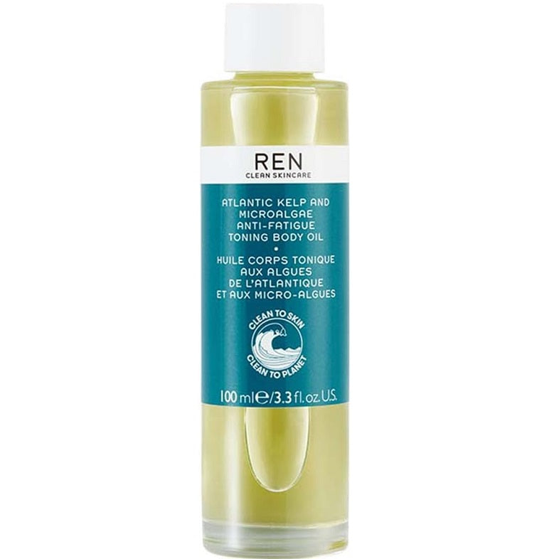 REN Clean Skincare Atlantic Kelp and Microalgae Anti-Fatigue Toning Body Oil 100ml