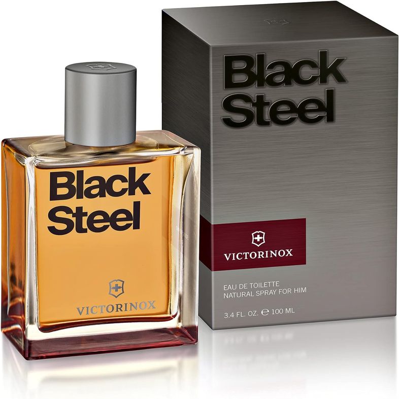 Swiss Army Black Steel Eau de Toilette For Him 100ml