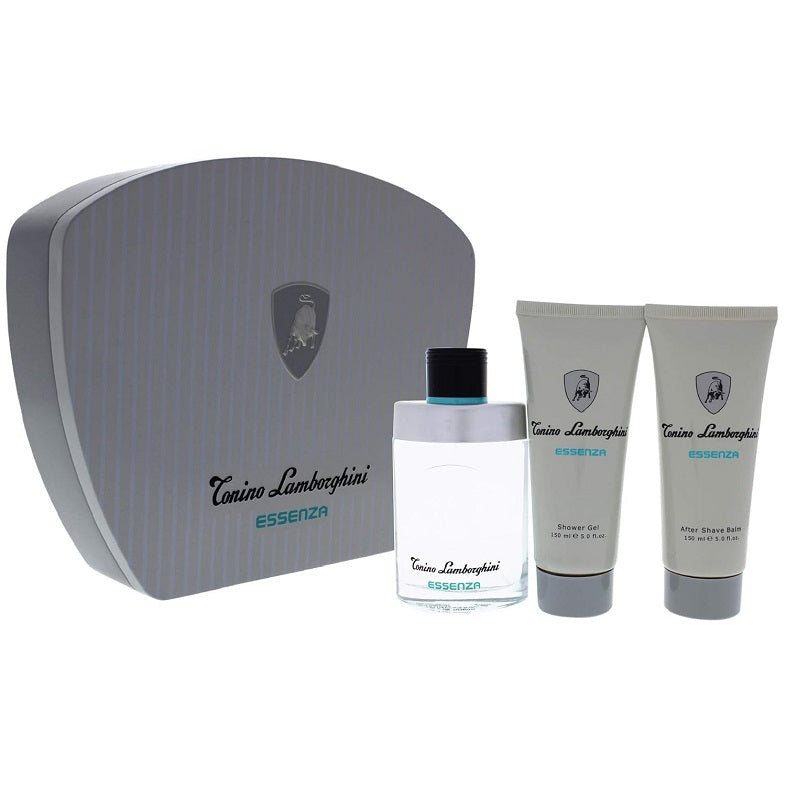 Tonino Lamborghini Essenza 125ml Eau de Toilette Spray, 150ml Aftershave Balm & 150ml Shower gel